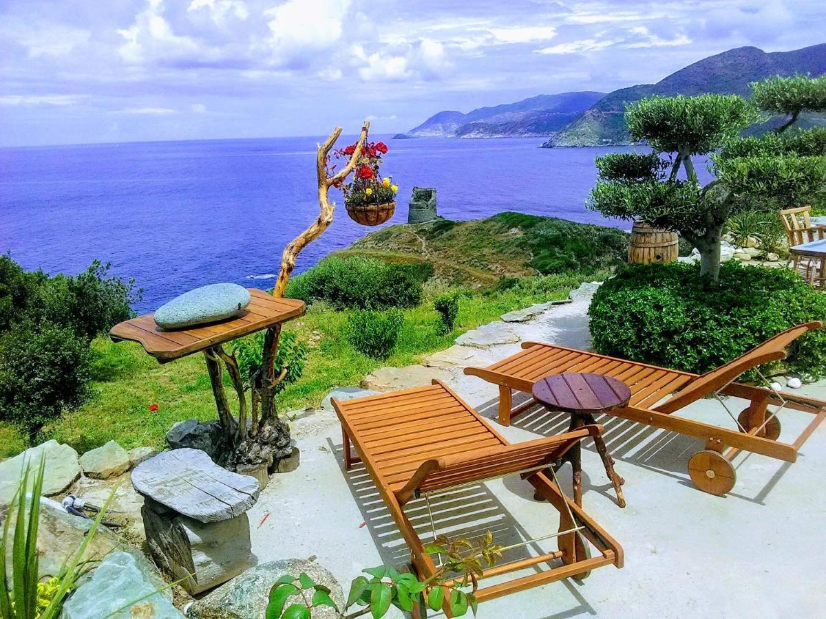 Pino Coin De Paradis Vue Dominante Sur Mer, Montagne Et Tour Genoise Avec Jacuzzi מראה חיצוני תמונה